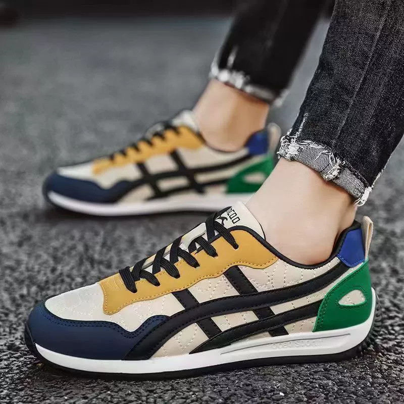 Мужские низкие кроссовки, новые весенние универсальные повседневные легкие кроссовки на мягкой подошве, модная обувь, обувь Agan, мужская обувь через границу