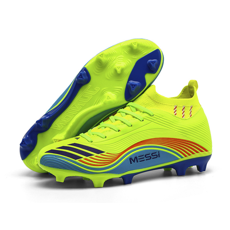 2025 nuevo clavos largos transfronterizos bajos zapatos de entrenamiento juvenil para hombres y mujeres zapatos de fútbol fábrica de comercio exterior