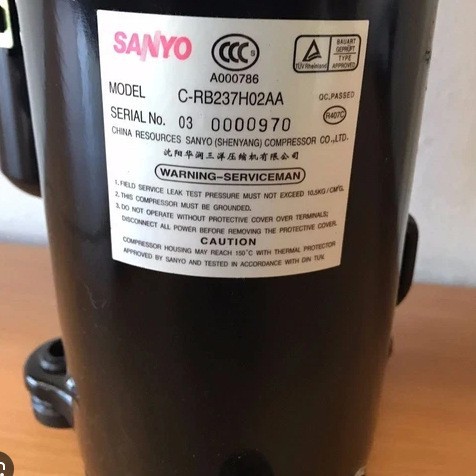 制冷变频空调压缩机三洋3匹C-RB237H02AA C-7RB267H03AA