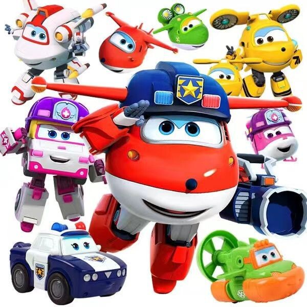スーパーウィングおもちゃ大型変身ロボットコンプリートセット新しいLedi Xiaoaikinboyおもちゃその他|undefined