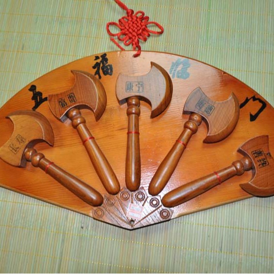 个人DZ摆挂件工艺品桃木剑FL-0210小号五福临门挂件福运福剑