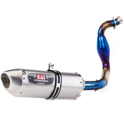 stainless steel front section — Motorcycle exhaust pipe - h