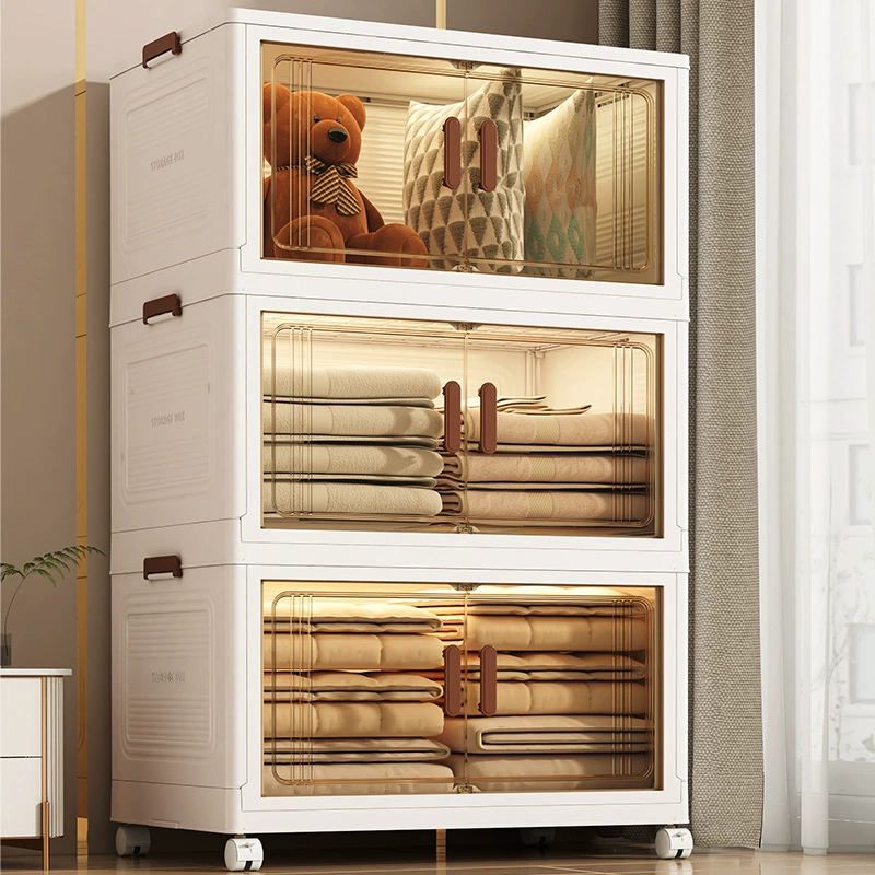 Бесплатная установка шкаф для хранения дома Многослойная кухня отделка и хранение игрушки Складная коробка для хранения