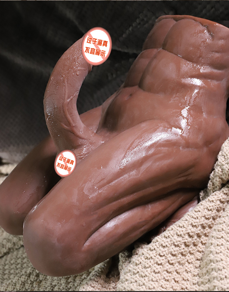Jiuai Half-Body Adult Doll TPE Female Masturbation Device Flesh or Brown — detail image 9
