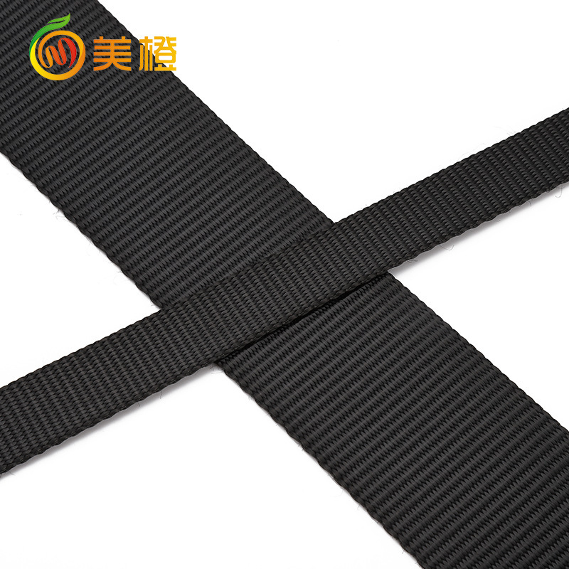 United Tape 2.5 3.8cm 5cm Black Thickeneded High-Strength and Aging-Resistant Polyester Tape Quick Door Bundling Tape