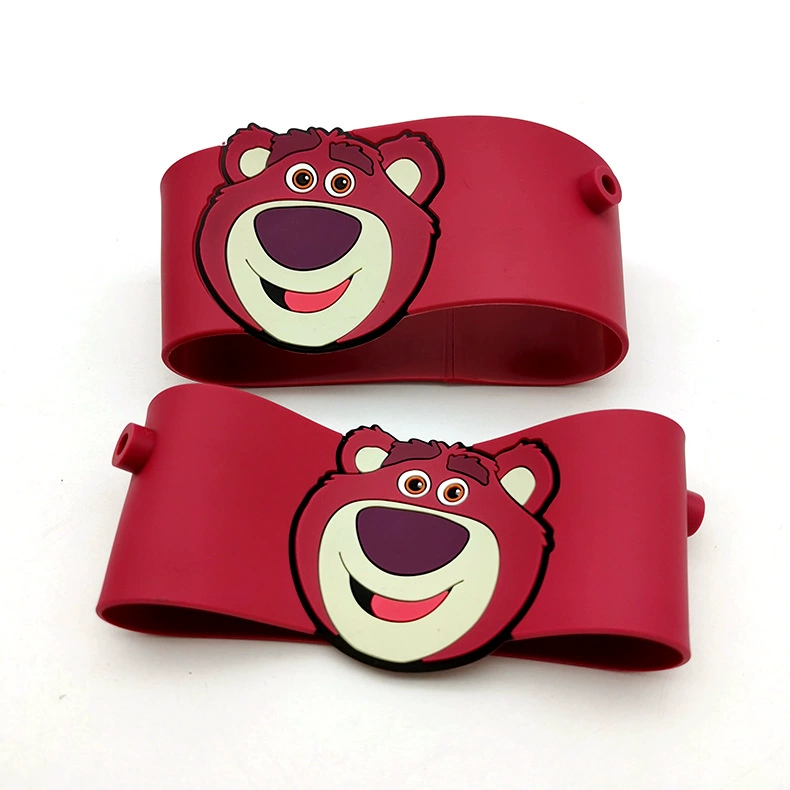 Милая мультяшная нескользящая стеклянная чашка для чая, изготовленная на заказ, с защитой от ожогов