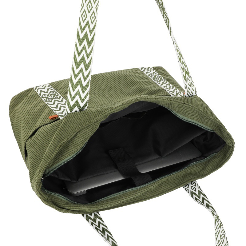 Bolsa de viaje japonesa de diseño casual de nicho nuevo estilo de literatura y arte relajado viento de gran capacidad de viaje de hombro bolso