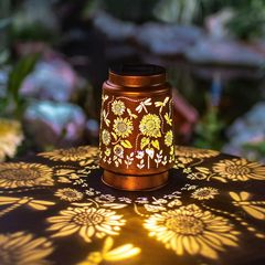 免费设计花板加厚工厂蜂鸟太阳能户外庭院灯花园草坪阳台铁艺马灯