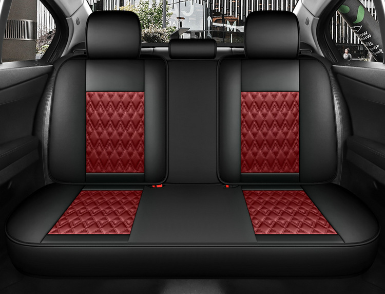 Car Seat Cushion Five-Seater Four-Season Cushion All-Inclusive Universal Seat Cover Seat Cushion Nappa Leather Amazon European and American Cross-Border Breathable