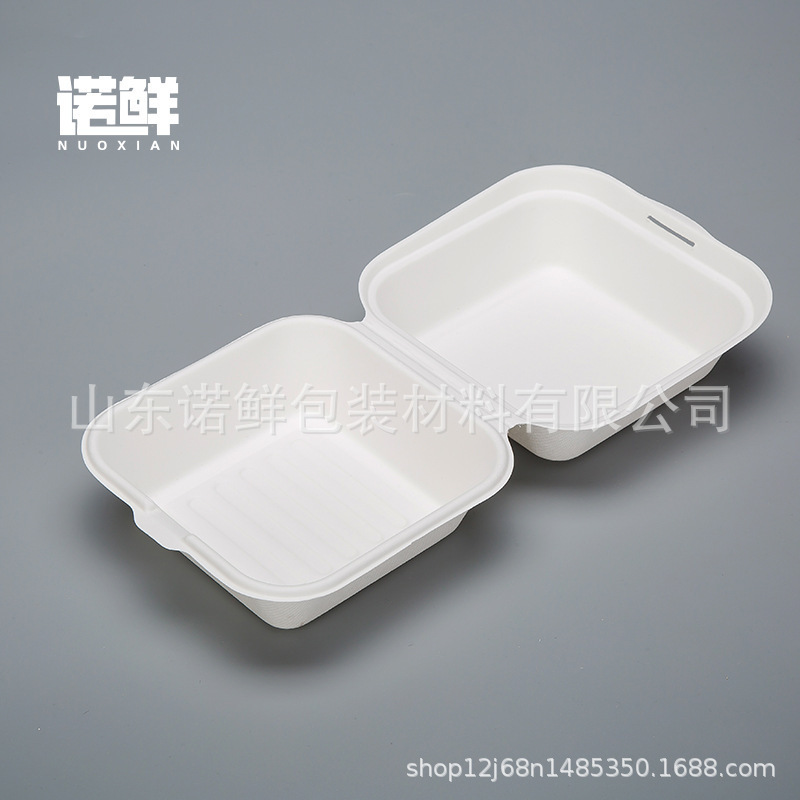 インターネット有名人弁当使い捨て紙パルプ弁当箱ハンバーガーボックスケーキボックス正方形画用紙弁当箱テイクアウトボックス|undefined