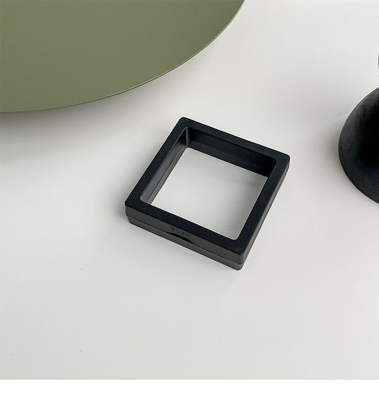 Caja de exhibición de película PE transparente Caja de embalaje elástica Caja de joyería Caja de almacenamiento de joyería Bracelet Collar Bracelet