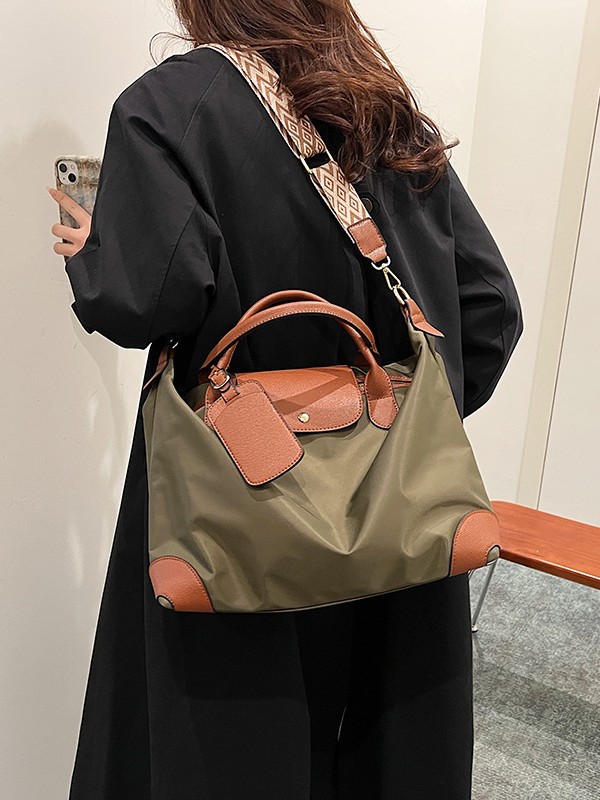 Bolsa de viaje de gran capacidad, mujer nueva Oxford color de lujo ligero viaje diario mochila de hombro