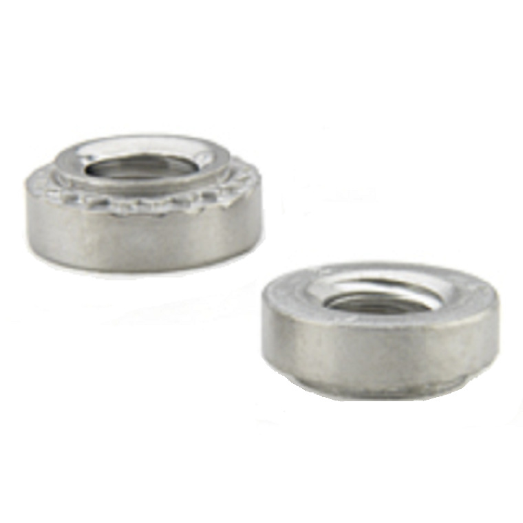 PEM标准压铆螺母不锈钢卡式螺母镀蓝白锌圆头自锁螺母SP系列