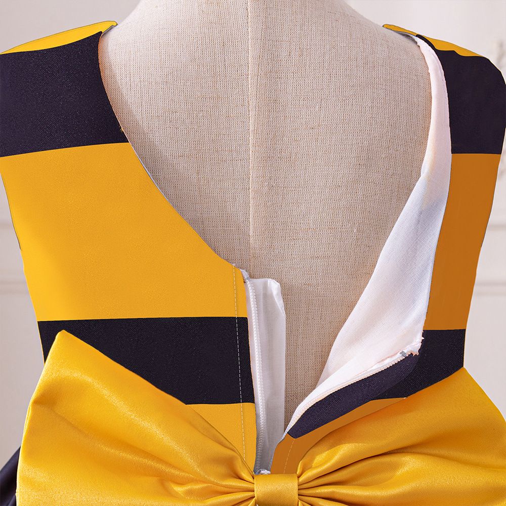 Nuevo traje de animales de abeja pequeña ropa cosplay infantil de Halloween vestido de fiesta de actuación escénica para niñas