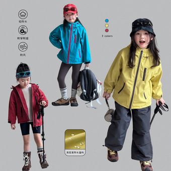 维木童装女童风衣外套秋季2025新款儿童冲锋衣开衫上衣女宝宝衣服