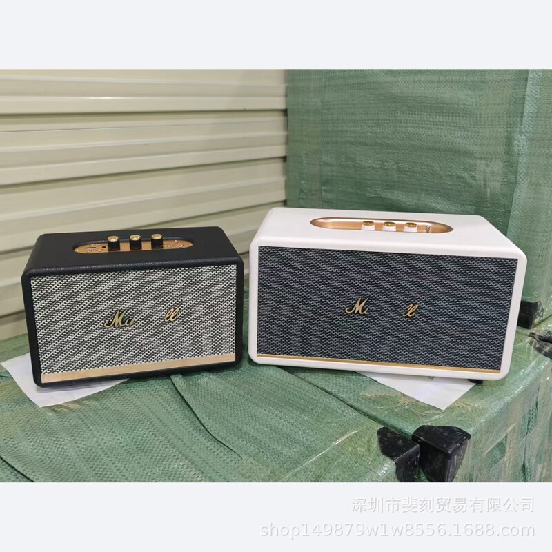 外国貿易クロスボーダーstanmore 3中号三世代無線bluetoothスピーカー大出力レトロ木質皮革音響|undefined