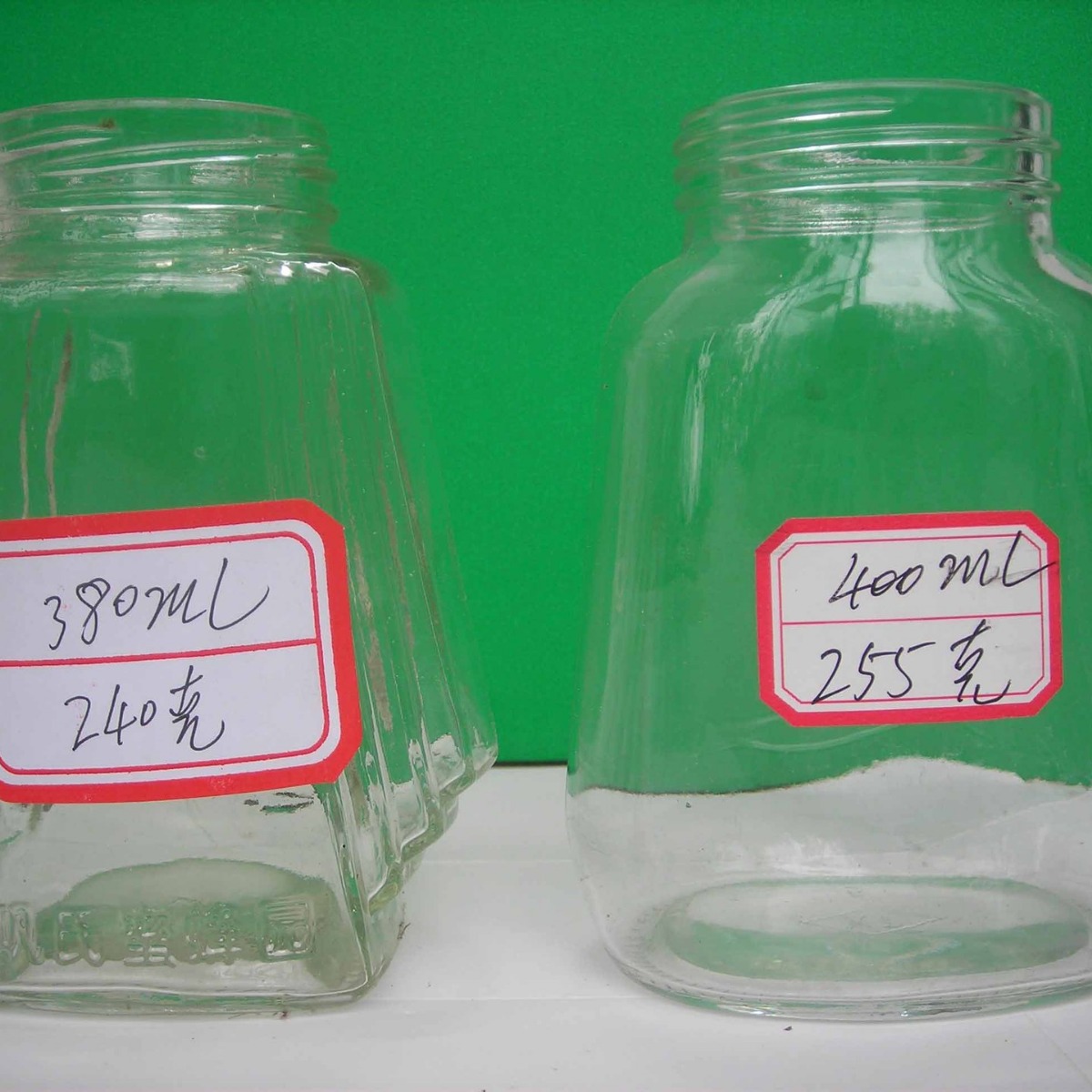 厂家扁蜂蜜玻璃瓶扁蜂蜜瓶样品制作蝴蝶蜂蜜瓶设计图纸加偻构