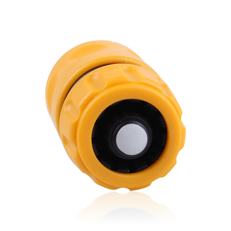 Pistola de agua de lavado de coches conector de parada de agua rápida 1/2 conector de tubería de agua conector de plástico Nuevo Material 4 conector de agua dividida image 3