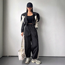 运动速干两件套简约休闲风时尚套装 跨境轻熟风小个子女装冬套装