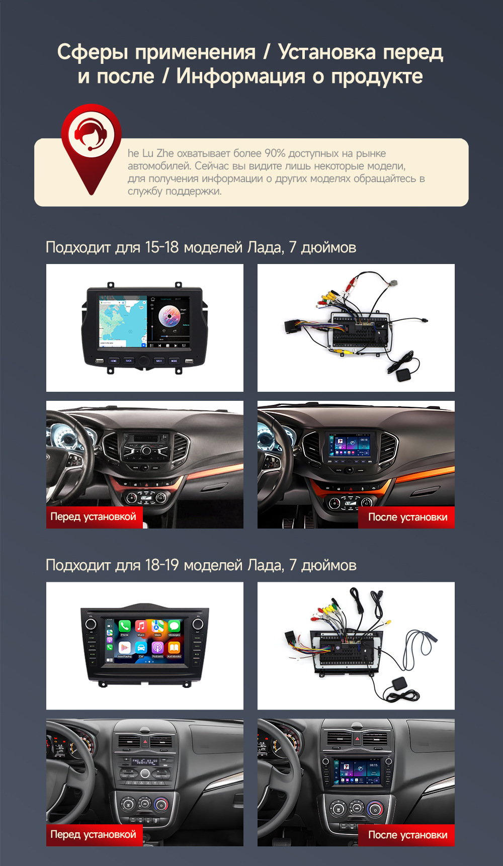 Lada Smart Android Car Navigation System Автомобиль Навигатор