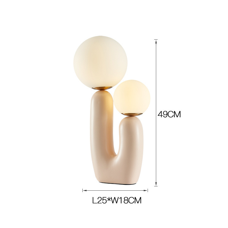 Decoración del dormitorio LED encantador cabezal de cama decoración nórdica lámpara de escritorio lámpara de escritorio dibujos animados lujosos simple sala de estar personalidad inquilino luz image 6