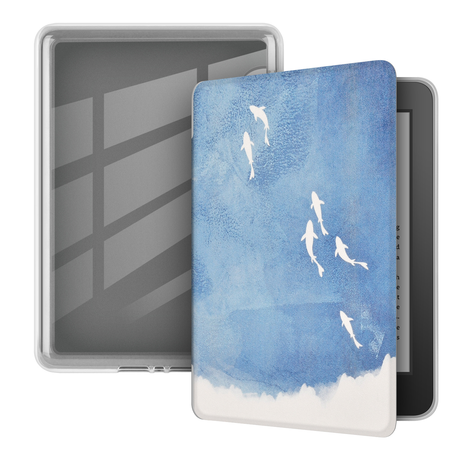Aplicable kindle paperwhite6543 acrílico pintado funda protectora 658/558 funda protectora transparente