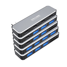 5合一type-c扩展坞分线器USB3.0 转换器SD/TF读卡器usb c hub拓展