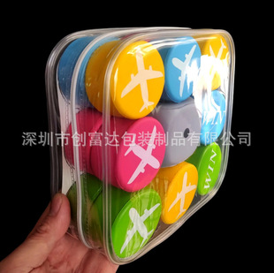 Pvc Printed Plastic Bone Bag Shell Shape Square Five-Pointed Star Colorful Printing