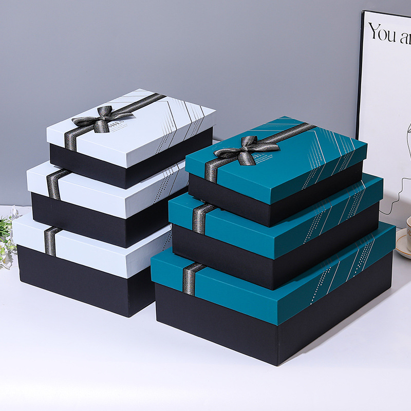 新款礼品盒三件套节日礼物皮带衬衫化妆品收纳礼盒精美伴手礼套盒