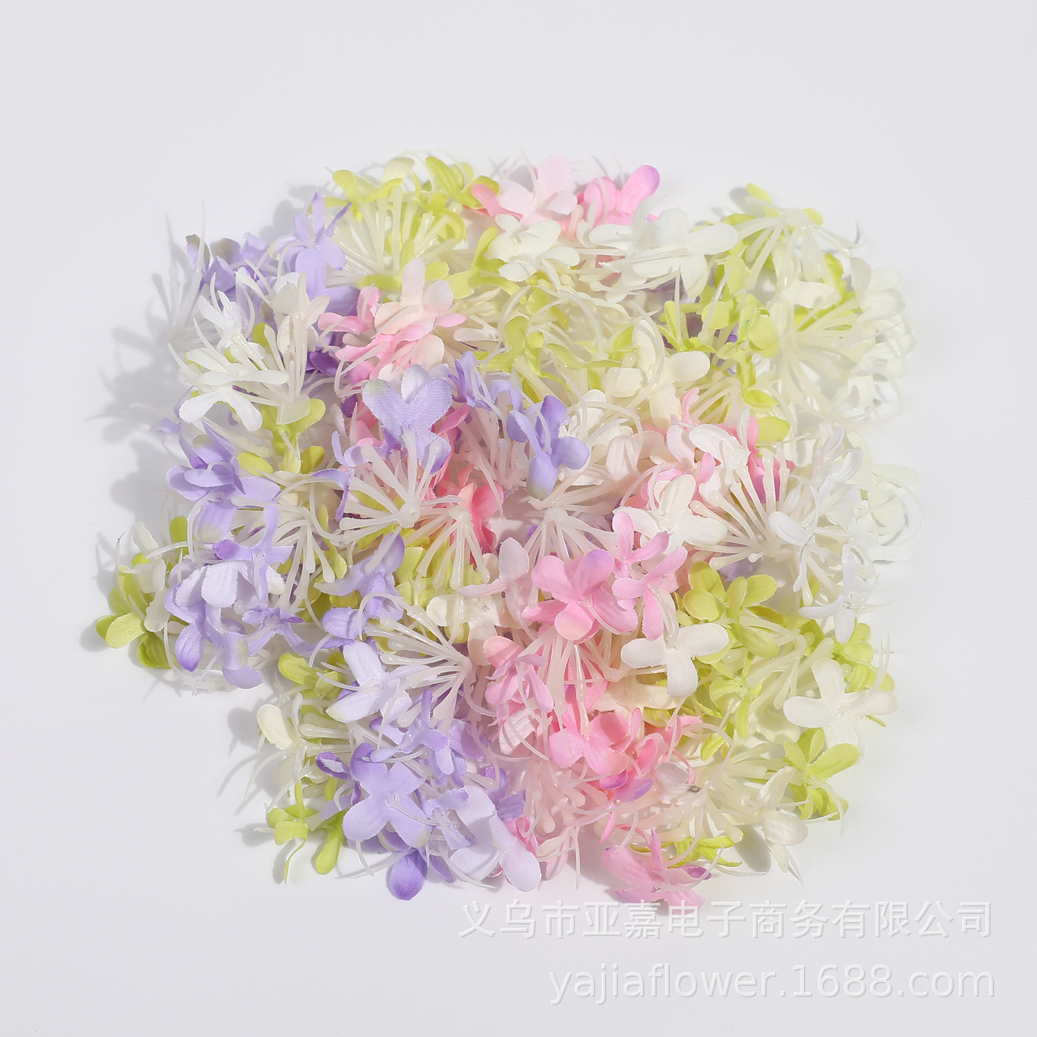 DIY手工配件 头饰半成品仿真花6cm雪纺花朵 鞋帽发夹服饰服装辅料