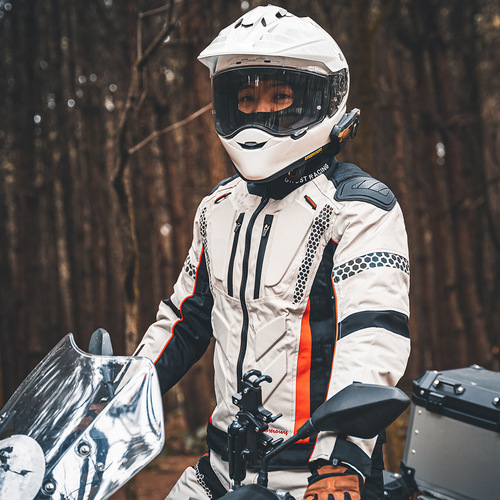 Motorcycle riding suit, racing suit, motorbike suit, all-season cycling sport universal split-style anti-fall breathable waterproof suit