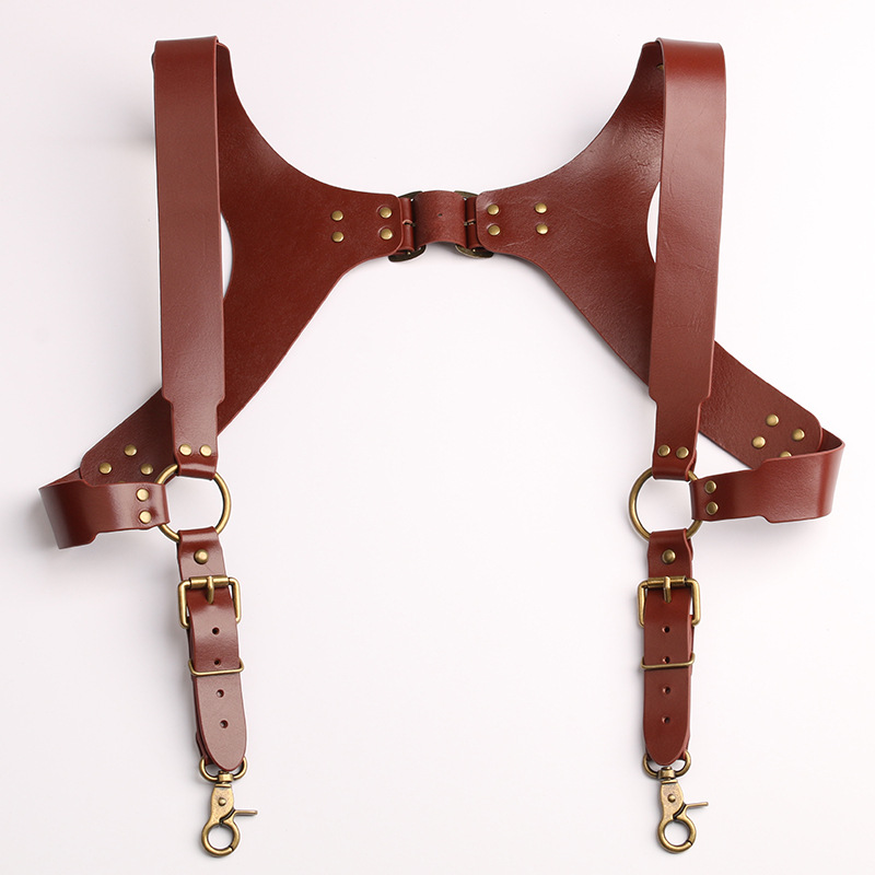 goods in stock The first layer cowhide man Strap clip Holsters Side edge clip clip 3.5 centimeter Wide straps Pima Foreign trade