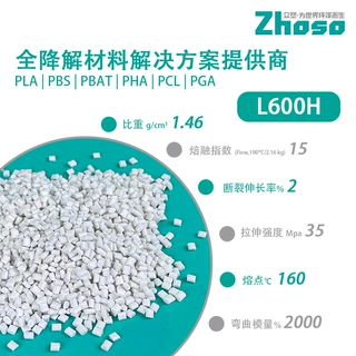 【可定制物性】PLA聚乳酸L600H注塑级环保全降解改性材料