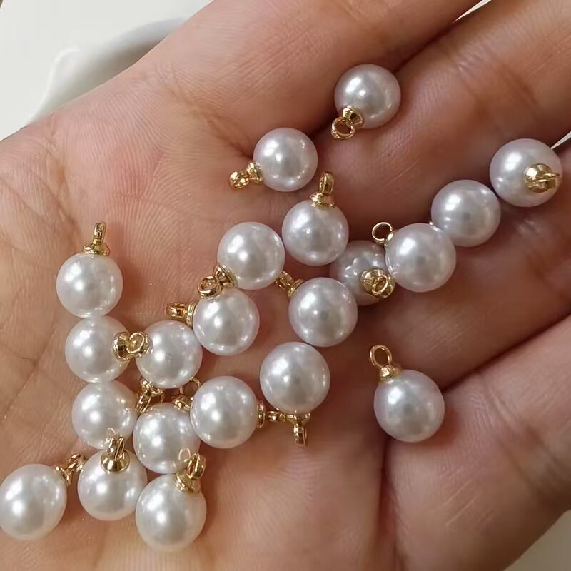 Highlight Round Pendant Pearl ABS Imitation Pearl Round Beads Beaded DIY Bracelet Bracelet Jewelry Accessories Highlight Round Pendant Pearl ABS Imitation Pearl Round Beads Beaded DIY Bracelet Bracelet Jewelry Accessories