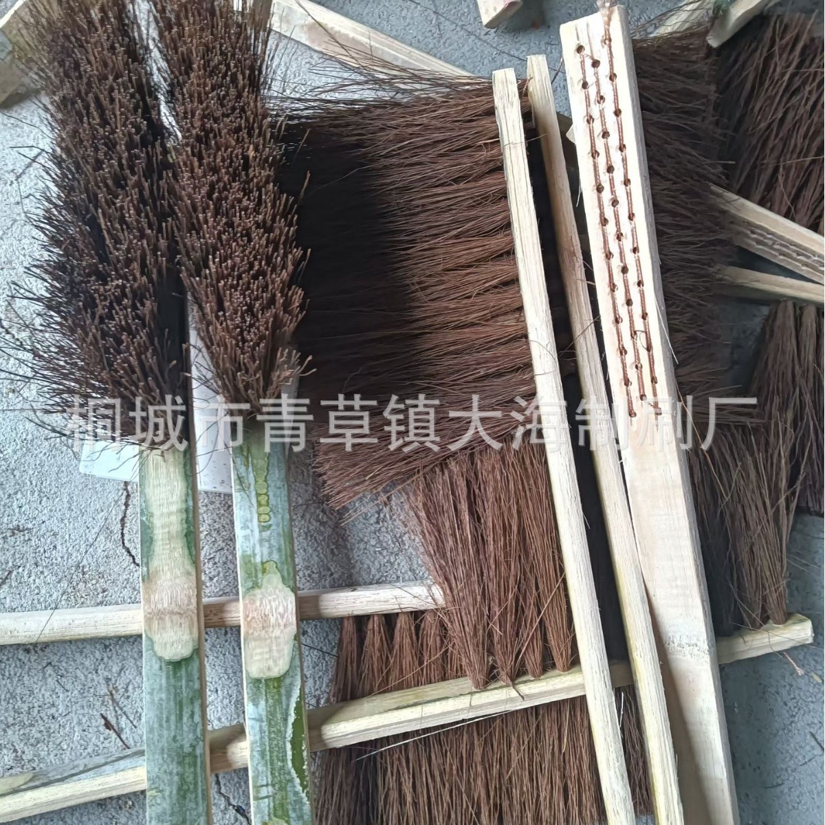 山棕毛刷棕刷纺织厂专用竹柄棕毛刷（源头厂家）清洁去毛刺
