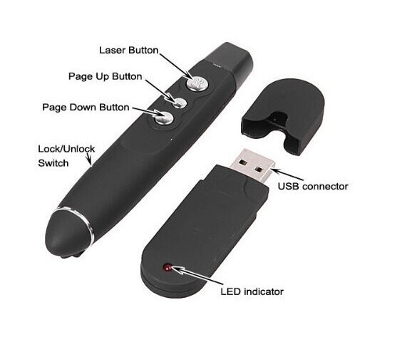 supply PP1000 USB wireless radio frequency Turn page Laser pointer USB Laser pointer RF wireless Turn page Laser pointer