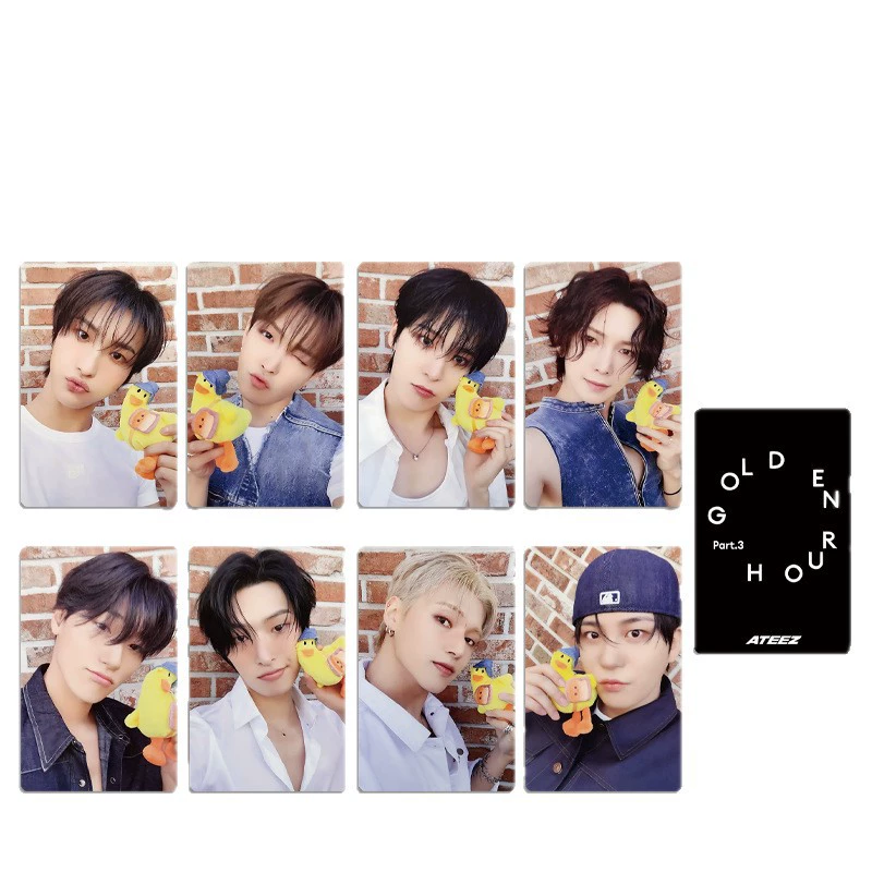 Карточка альбома ATEEZ "GOLDEN HOUR: Part.3" Открытка Случайная открытка Специальная открытка