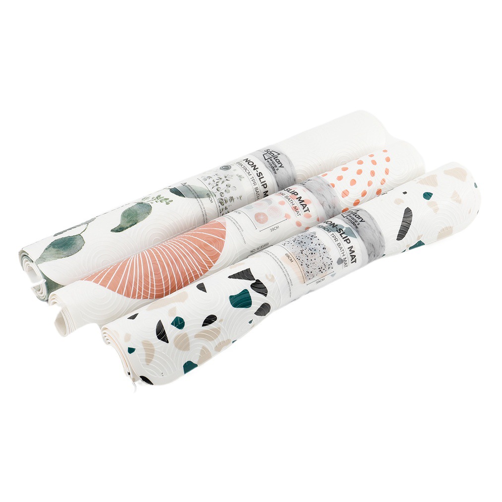 70X39 alfombra antideslizante de baño de impresión TPE alfombra de baño de ducha alfombra de piso simple alfombra de baño alfombra de piso antideslizante