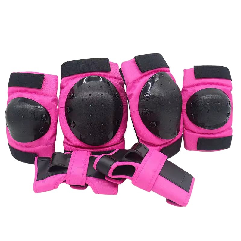 Amazon Kidsren's Roller Skating Protective Gear Balance Car Skateboard Adult Sports Knee Pads and Elbow Pads 6-Piece Set Can Be Customized with Logo