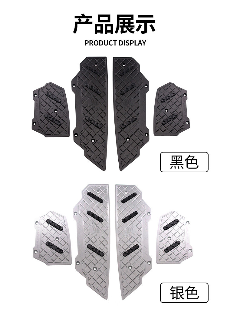Suitable for Honda Forza 350 Guard Bar Modification, Aluminum Alloy Foot Pedal, Nss350 Stainless Steel Anti-Fall Bumper