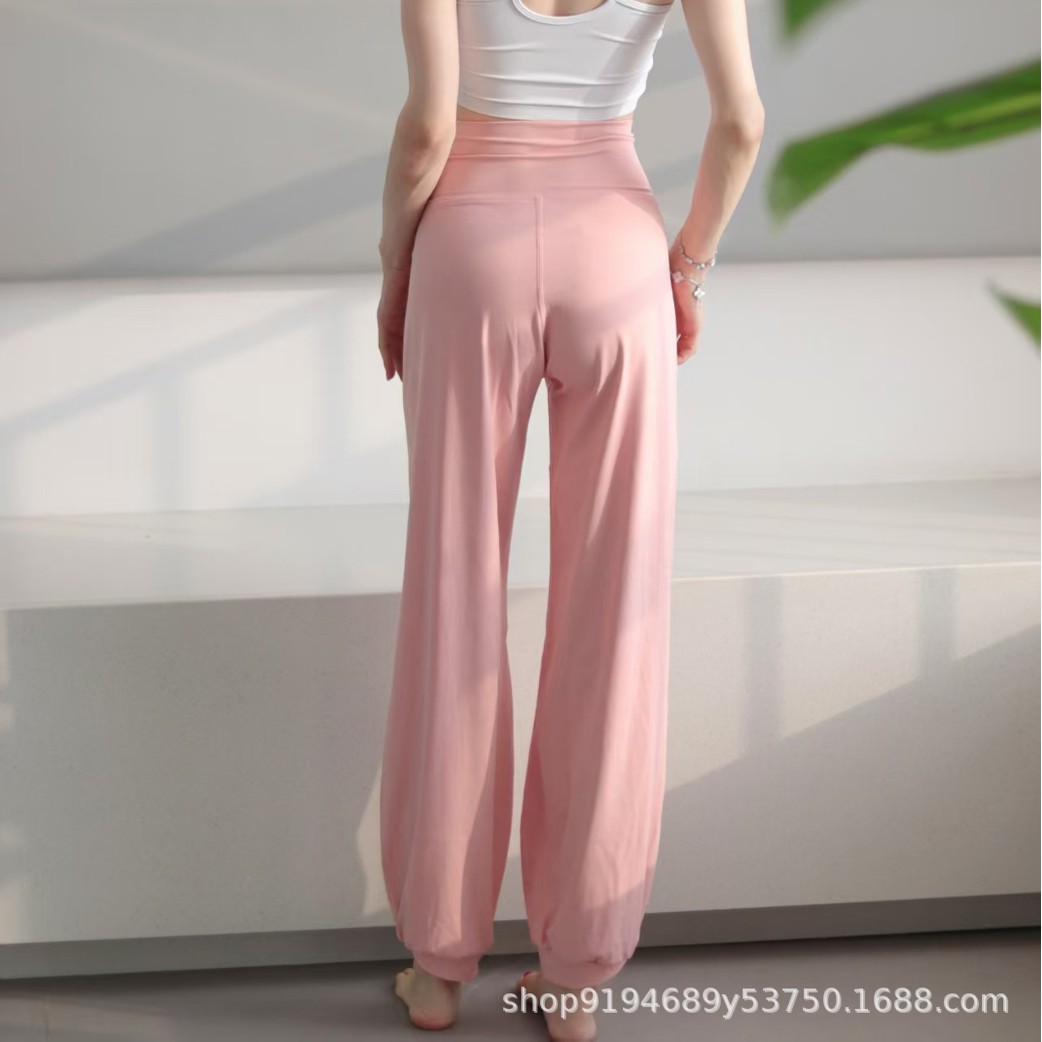 2025 Spring New Style Yoga Pants for Women, High-Waisted, Loose-Fitting, Slimming, Jogger-Style, Dance, Fitness, Pilates Sports Pants