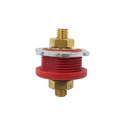 3/8" Battery Charging Terminal Remote Battery Charging Column Car Universal Panel Battery Terminal Connector (Power supply, ignition system accessories) - red-terminal-connector