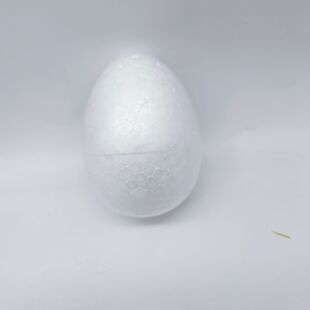 Foam Egg Styrofoam 8CM Foam Egg Easter Egg Decorative Props White Billet DIY