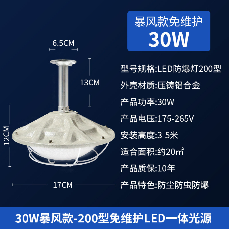 유지보수가 필요 없는 30W 다이캐스트 스톰 모델 [그레이]