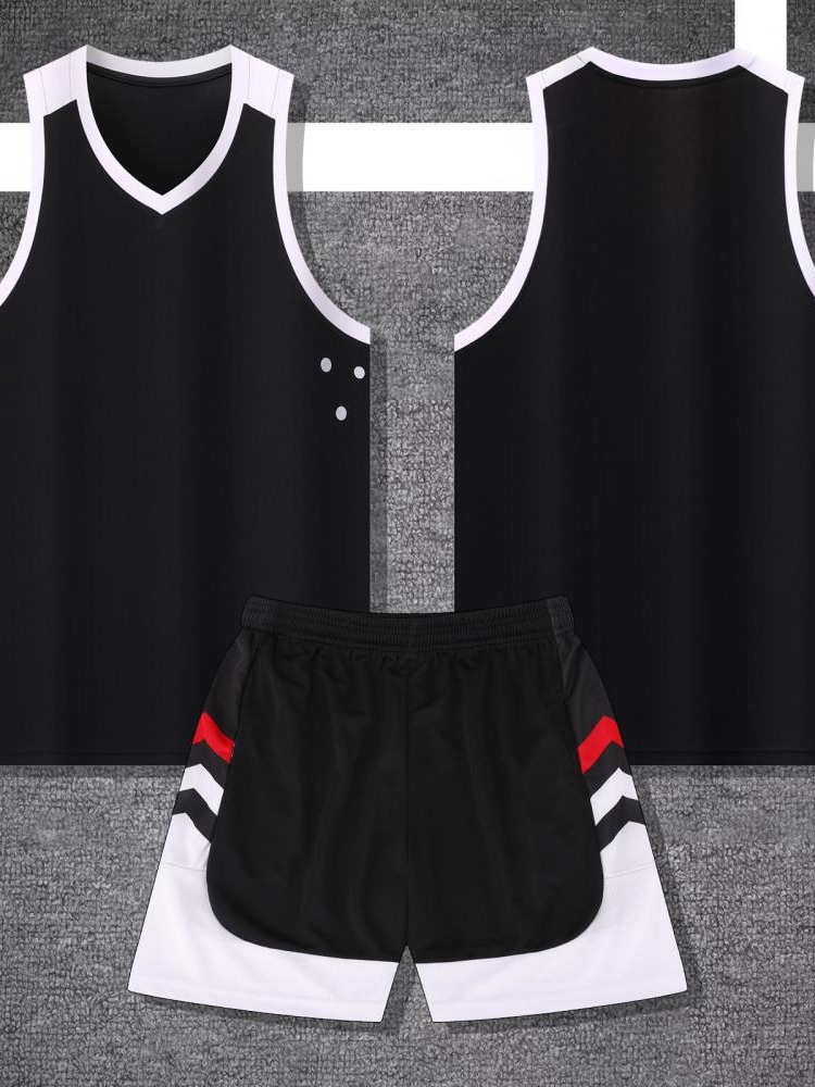 Nuevo juego de juego de entrenamiento de equipo personalizado para adultos, estudiantes, niños, camisetas de baloncesto de hombro estrecho