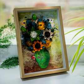 中空相框收纳永生花干花手工diy立体家居装饰画框摆件镜框挂