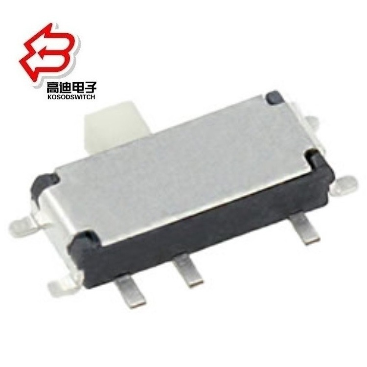 7脚贴片开关 七脚2位贴片滑动开关 7脚迷你拨动开关两档批发