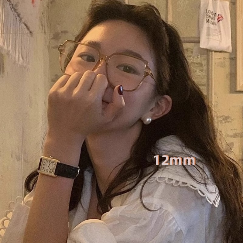 화이트 진주 스터드 귀걸이-12mm