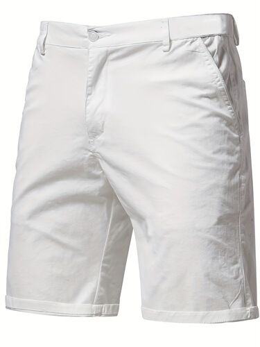 Men's Navy Blue Casual Shorts Non-Stretch Breathable