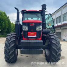 东方红轮式2004大桥拖拉机200马力省油拖拉机空调驾驶室水稻田